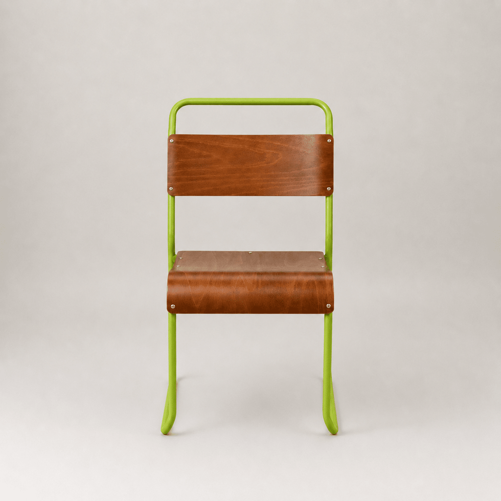 Retro canteen chair – Light Green