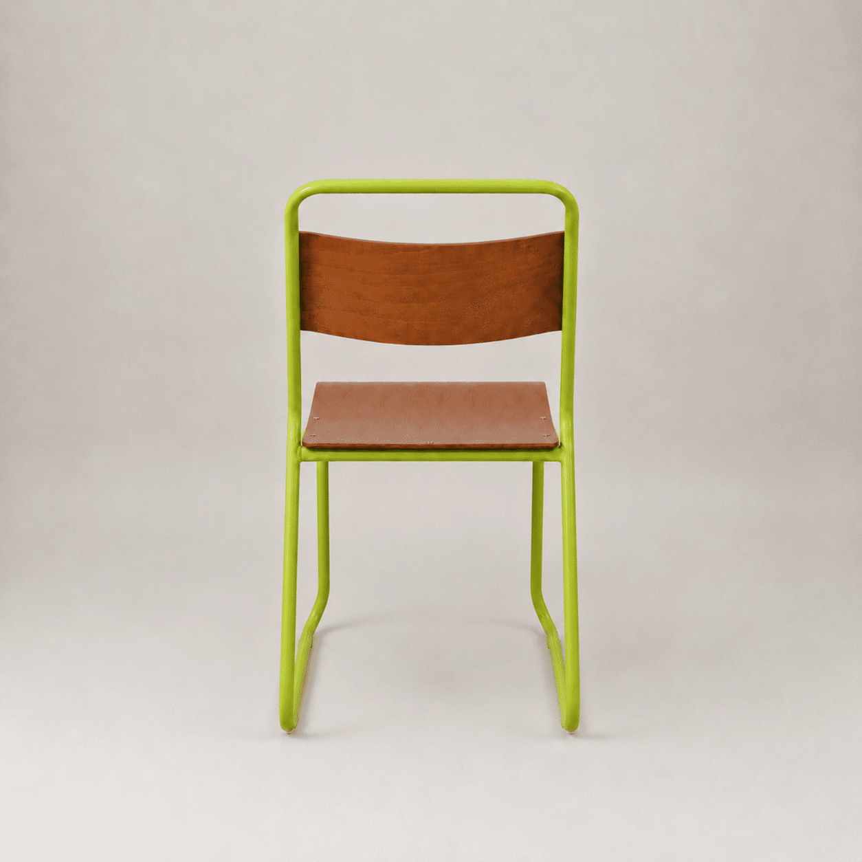 Retro canteen chair – Light Green