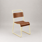 Retro canteen chair – Light Yellow
