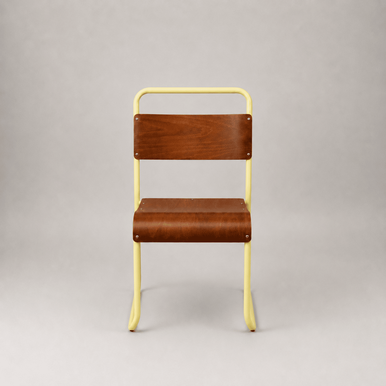 Retro canteen chair – Light Yellow