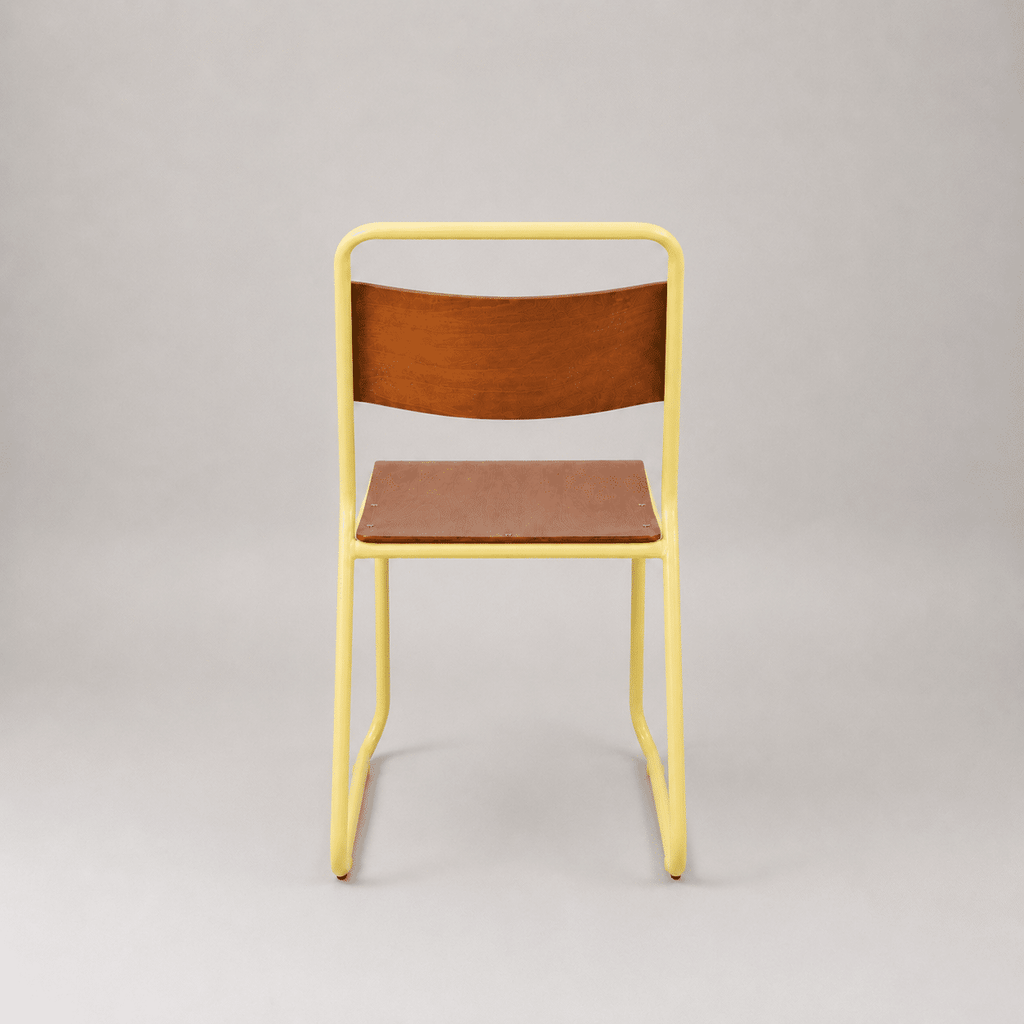 Retro canteen chair – Light Yellow
