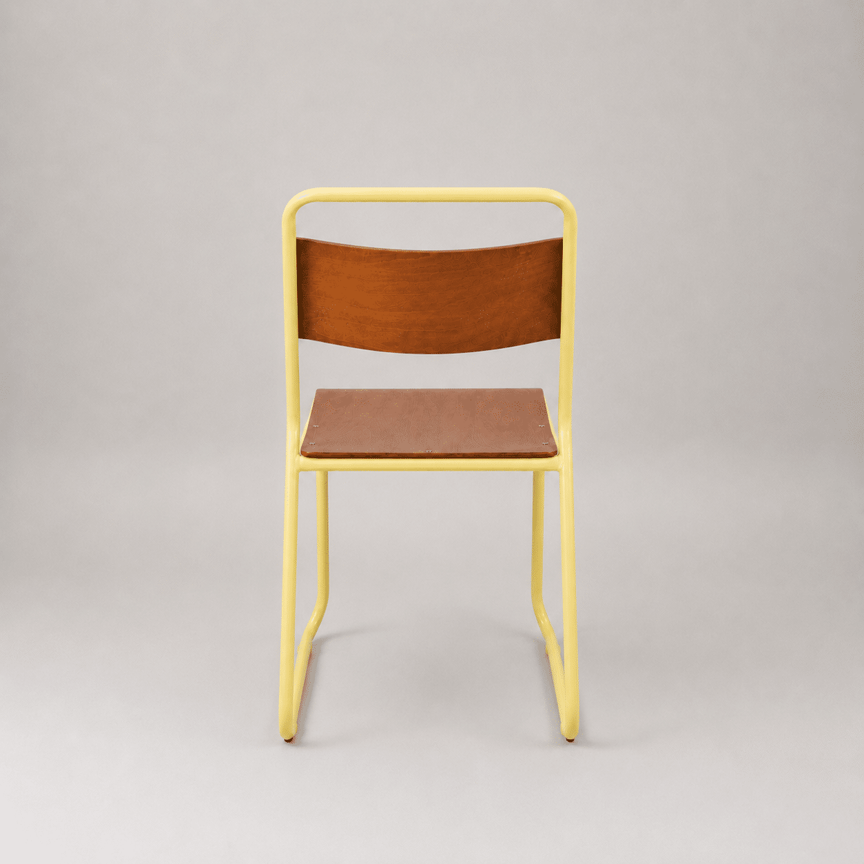 Retro canteen chair – Light Yellow