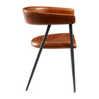 MARIO Armchair - Genuine Tawny Leather