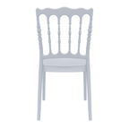 Napoleon Side Chair Silver Grey Back