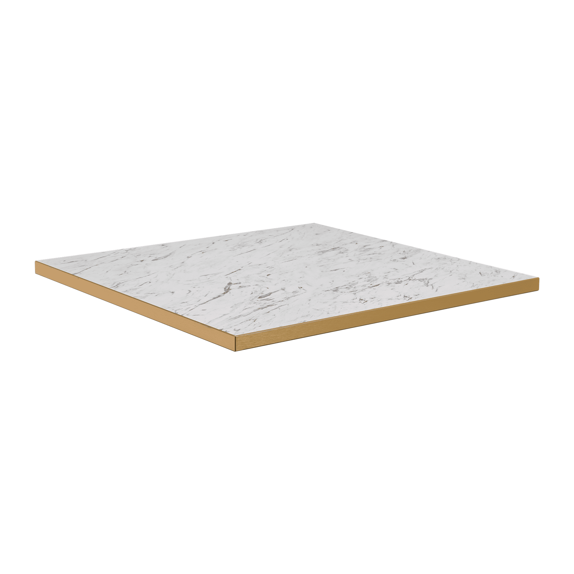 Omega Laminate Table Top - White Carrara Marble