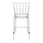 Opera Bar Stool 65 Clear Transparent Back