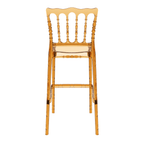 Opera Bar Stool 75 Amber Transparent Back
