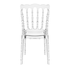 Opera Side Chair Clear Transparent Back