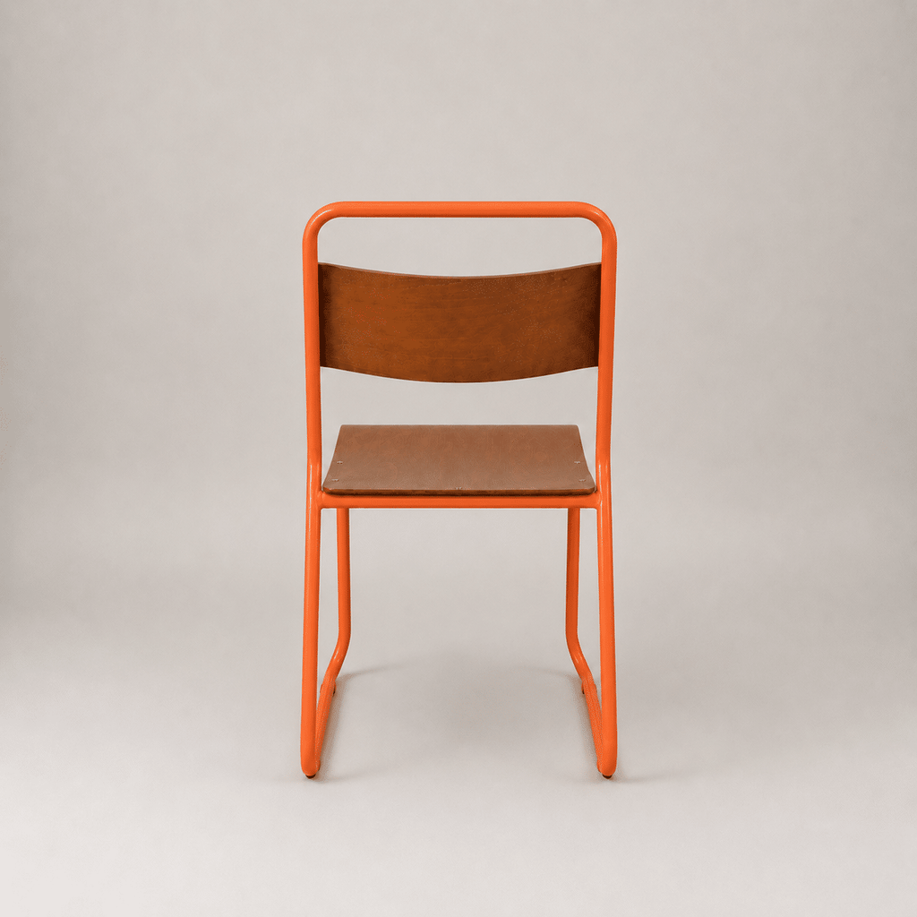 Retro canteen chair – Orange