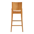 Oxley Bar Stool Solid Oak Back