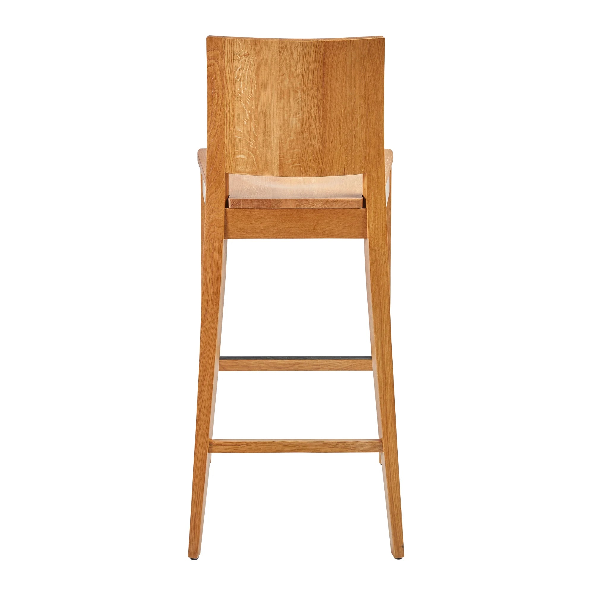 Oxley Bar Stool Solid Oak Back