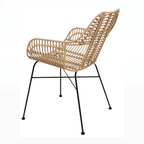 Palm Stacking Armchair Natural Back