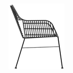 Palm Stacking Bench Black Side