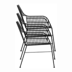 Palm Stacking Bench Black Stacking 2