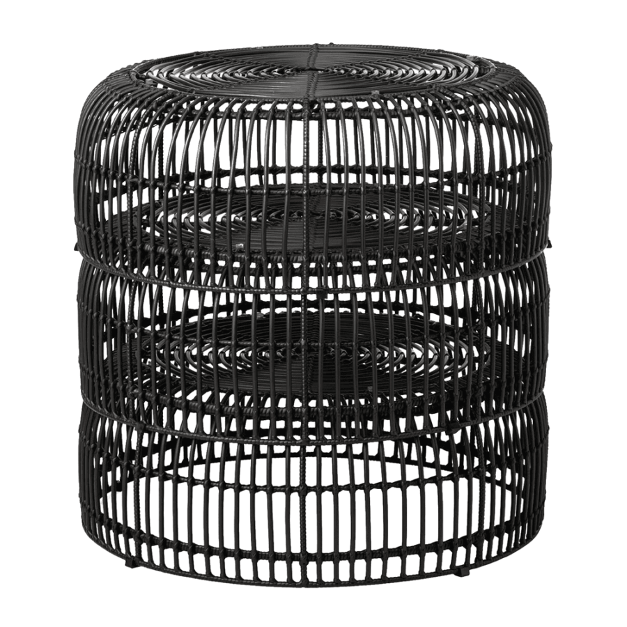 Palm Stacking Coffee Table Black Stacking