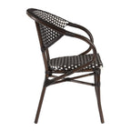Panda Armchair Black And White Side (1)