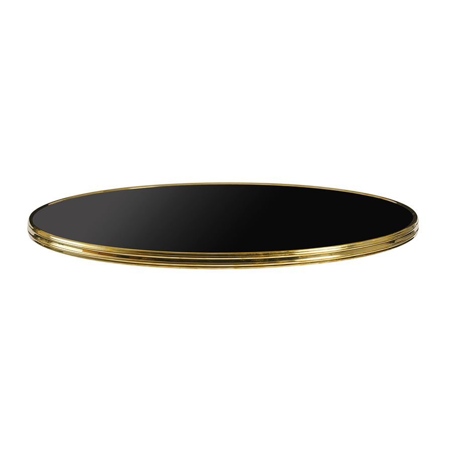 PARISIAN - Black - Gold metal rim