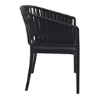 Portofino Armchair Black Side
