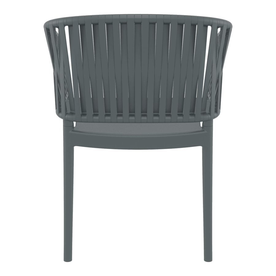 Portofino Armchair Dark Grey Back