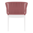 Portofino Armchair Marsala White Back