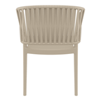 Portofino Armchair Taupe Back