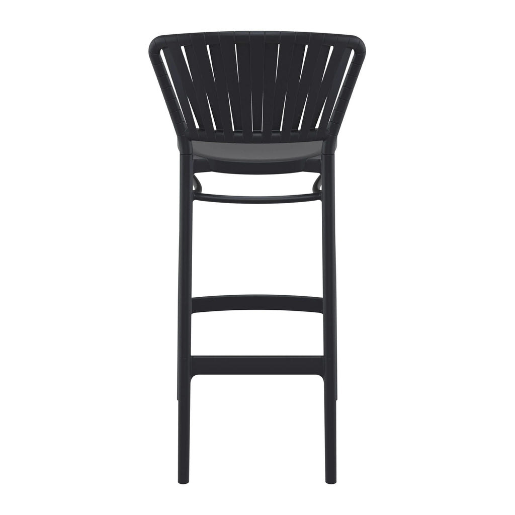 Portofino Bar Stool 75 Black Back