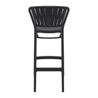 Portofino Bar Stool 75 Black Back