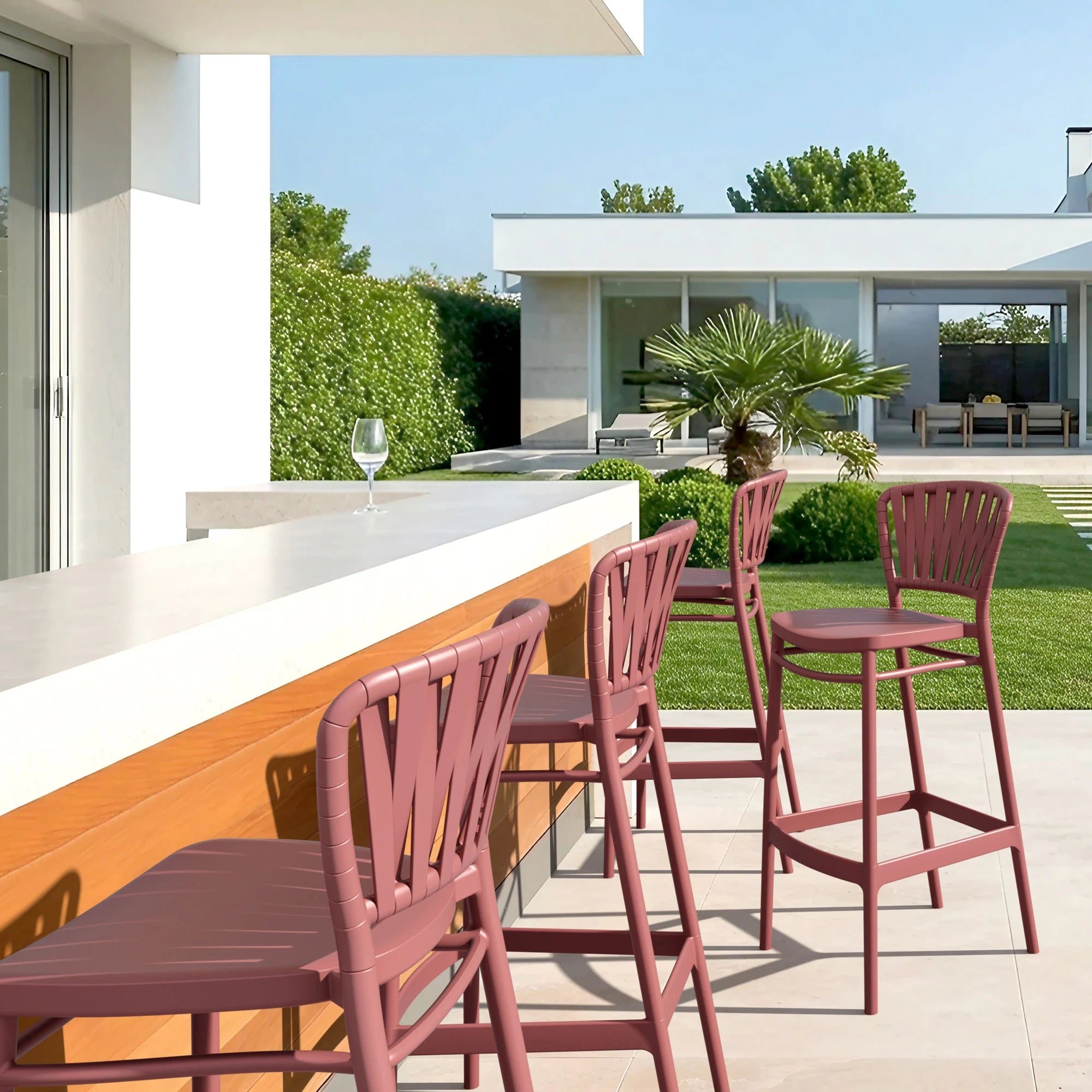 Portofino Bar Stool 75 Insitu