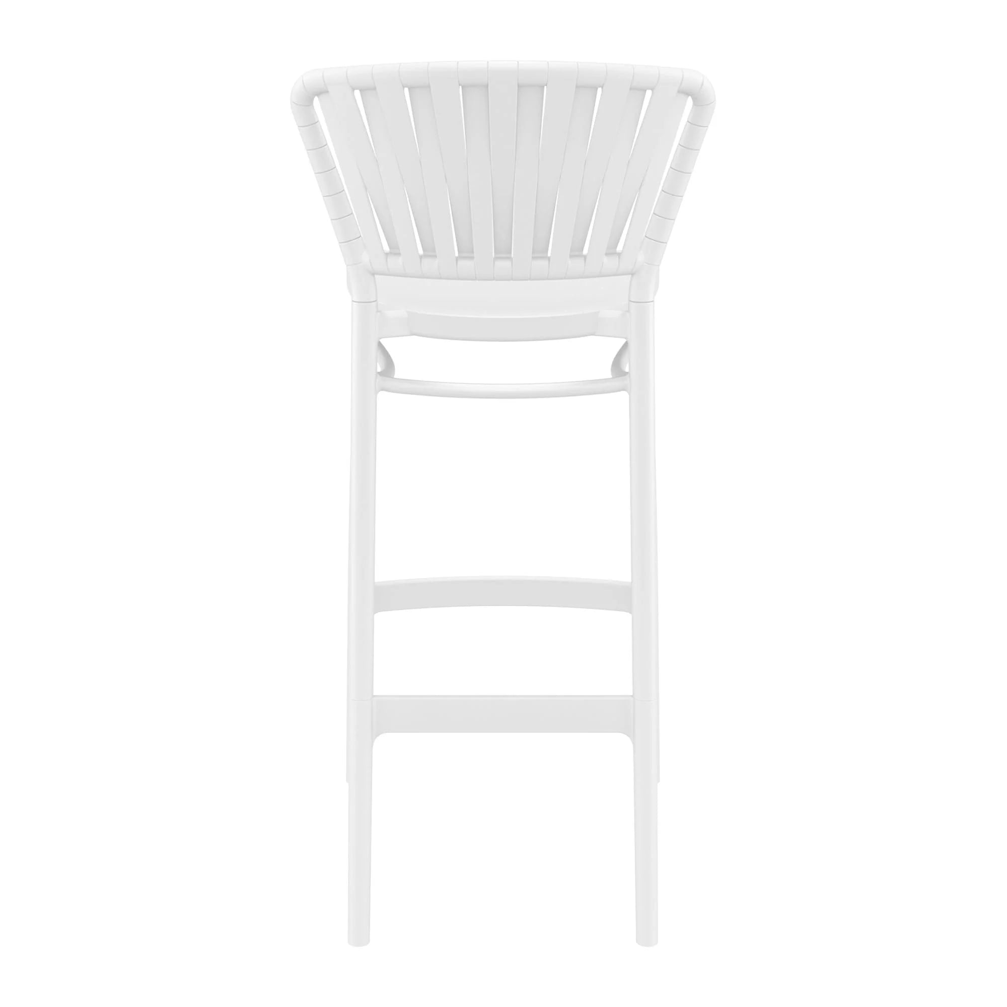 Portofino Bar Stool 75 White Back