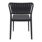 Portofino Side Chair Black Back