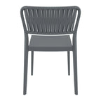 Portofino Side Chair Dark Grey Back