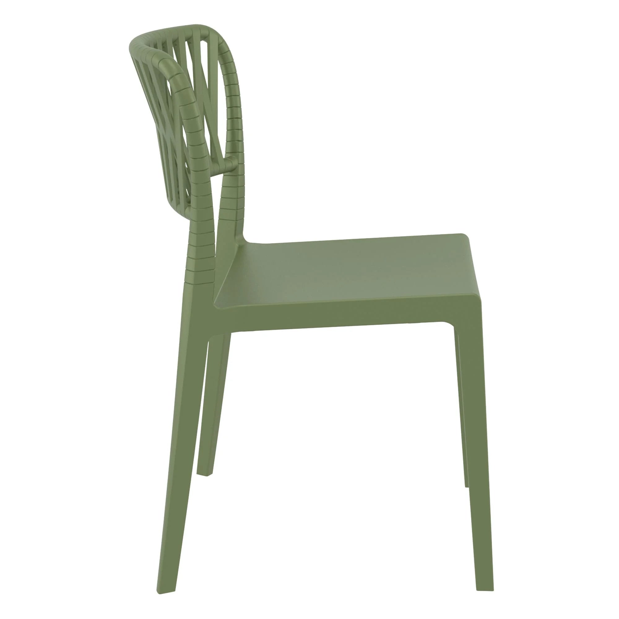 Portofino Side Chair Olive Green Side