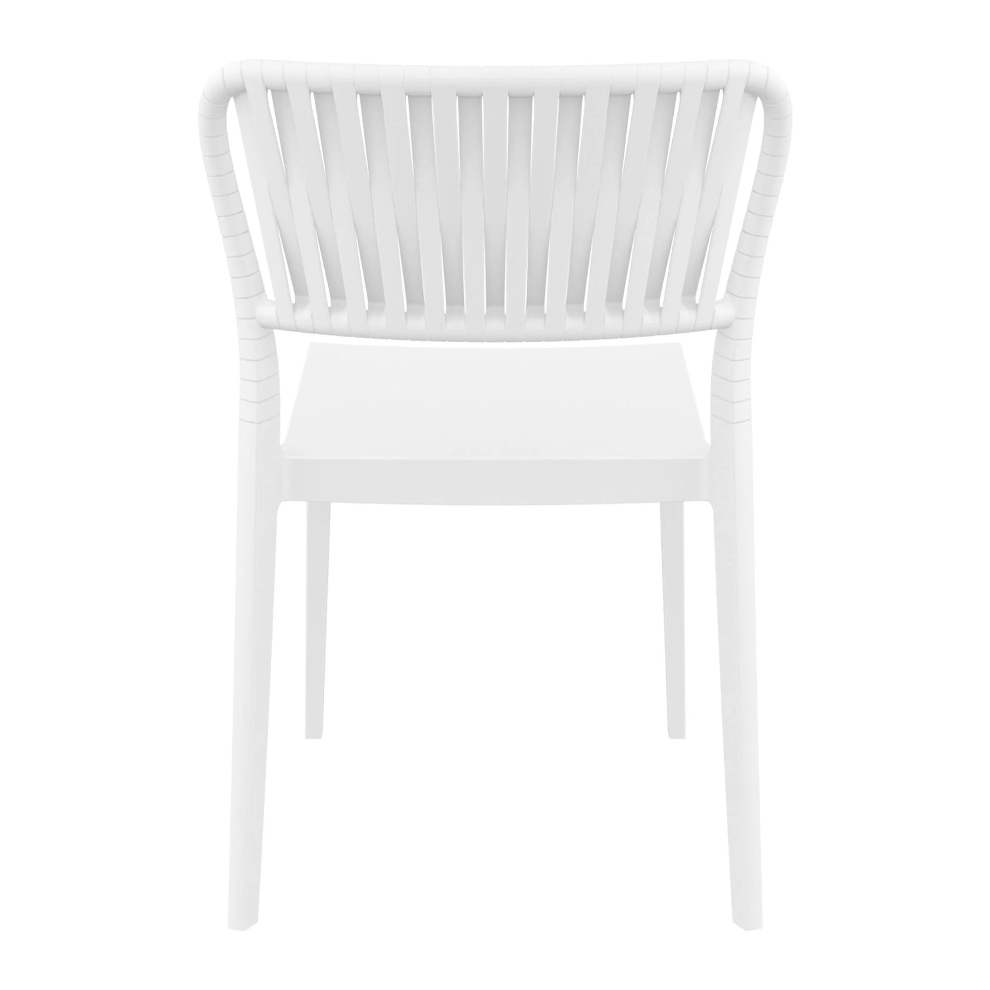 Portofino Side Chair White Back