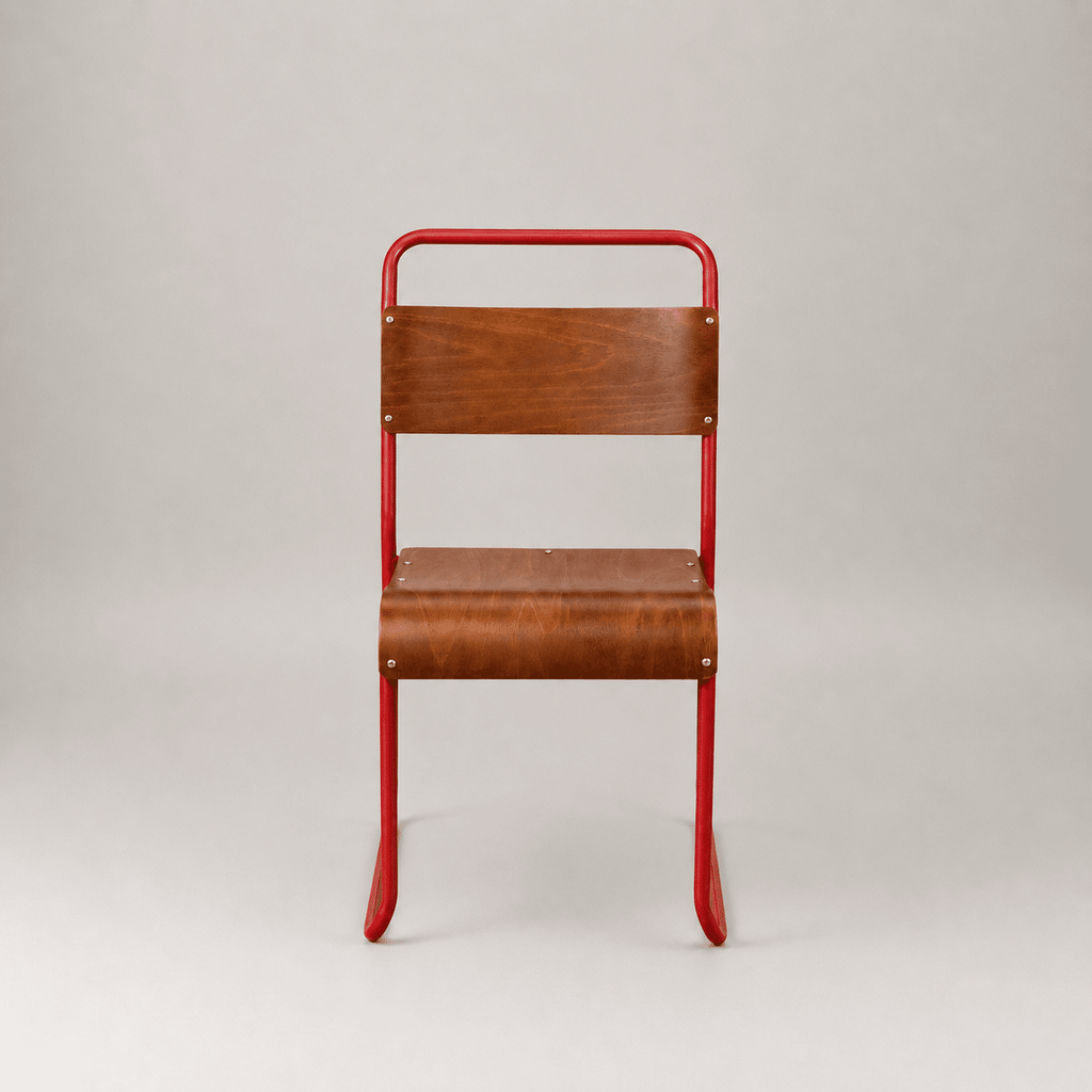 Retro canteen chair – Red