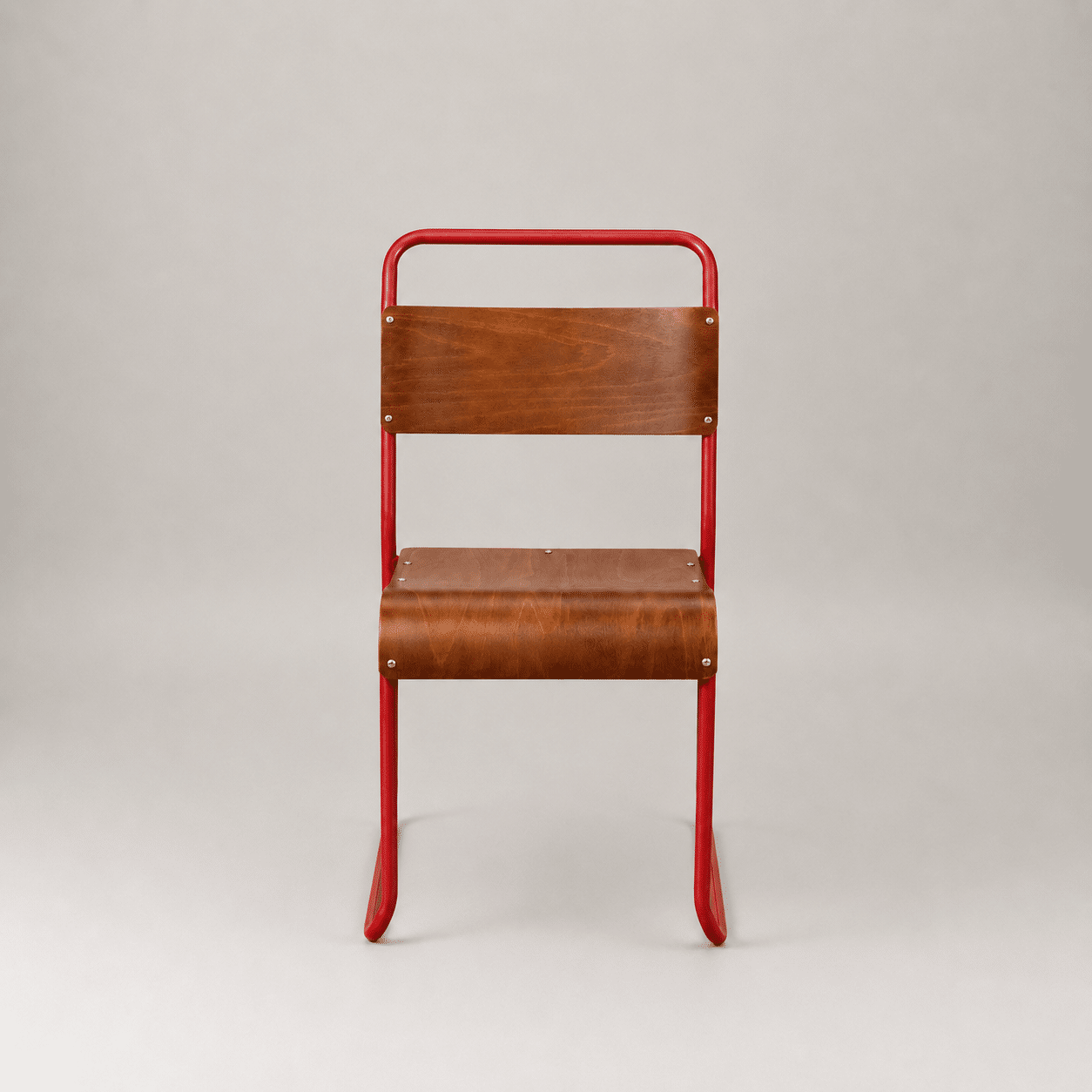 Retro canteen chair – Red