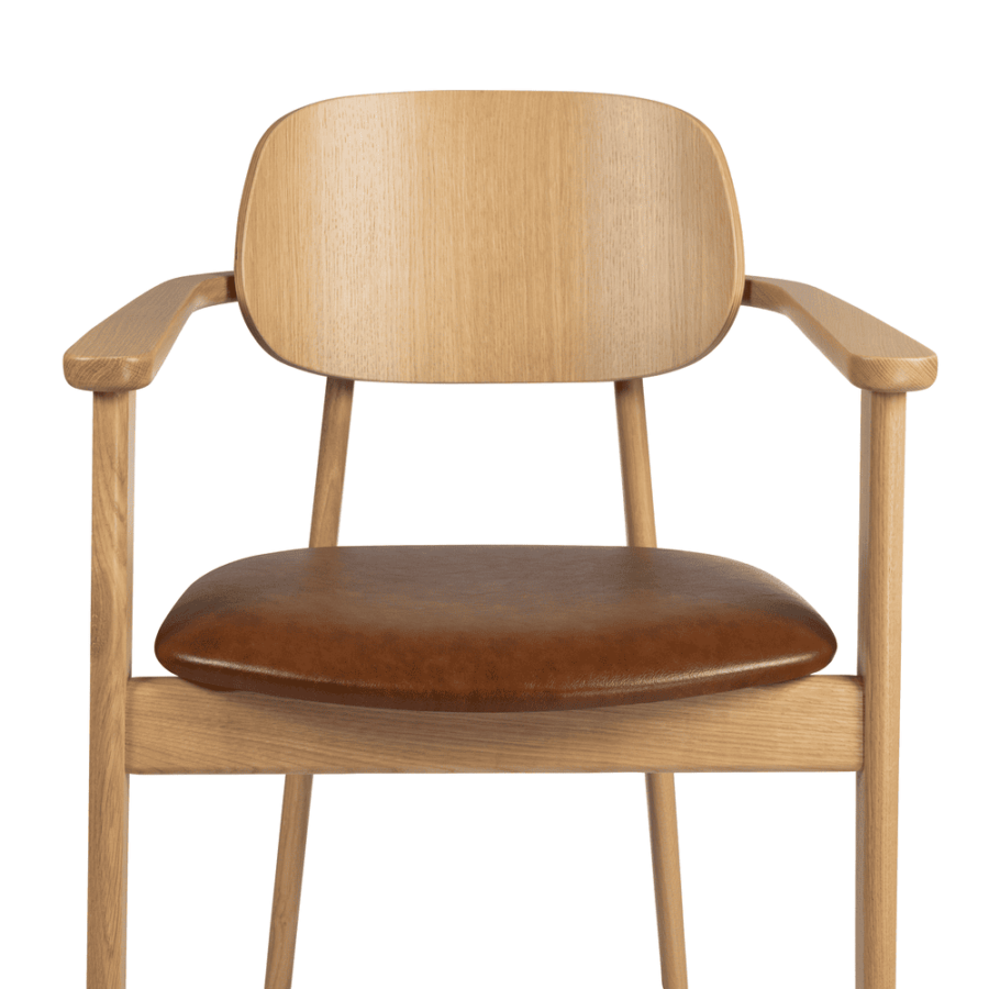 Relish Armchair Tan Seat Pad Detail 1
