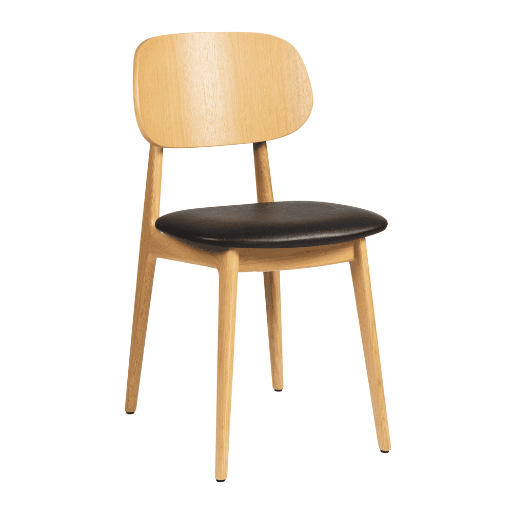 Relish Side Chair - Natural Oak - Lascari Seat Pad