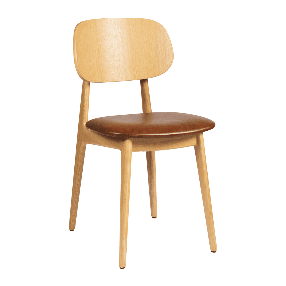 Relish Side Chair Oak Tan Seat