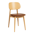 Relish Side Chair Oak Tan Seat