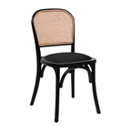 Ronda Stacking Side Chair - Black Frame