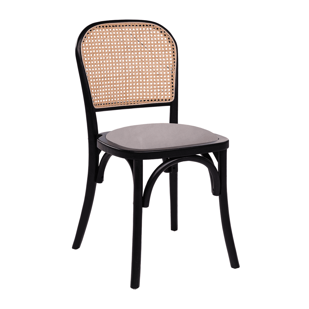 Ronda Stacking Side Chair - Black Frame