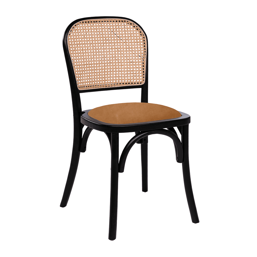 Ronda Stacking Side Chair - Black Frame