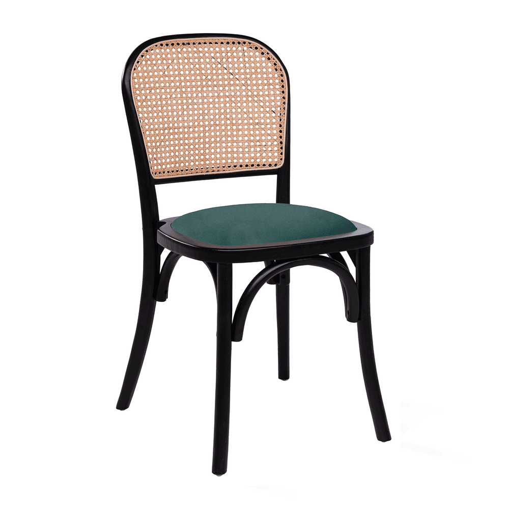 Ronda Stacking Side Chair - Black Frame