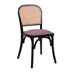 Ronda Stacking Side Chair - Black Frame