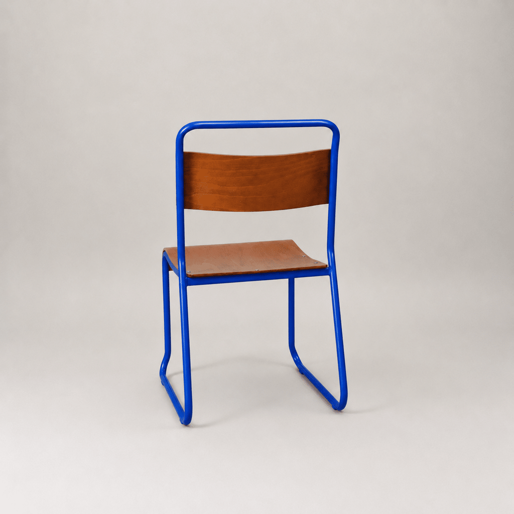 Retro canteen chair – Royal Blue