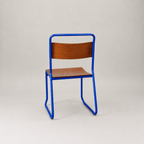 Retro canteen chair – Royal Blue