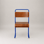 Retro canteen chair – Royal Blue