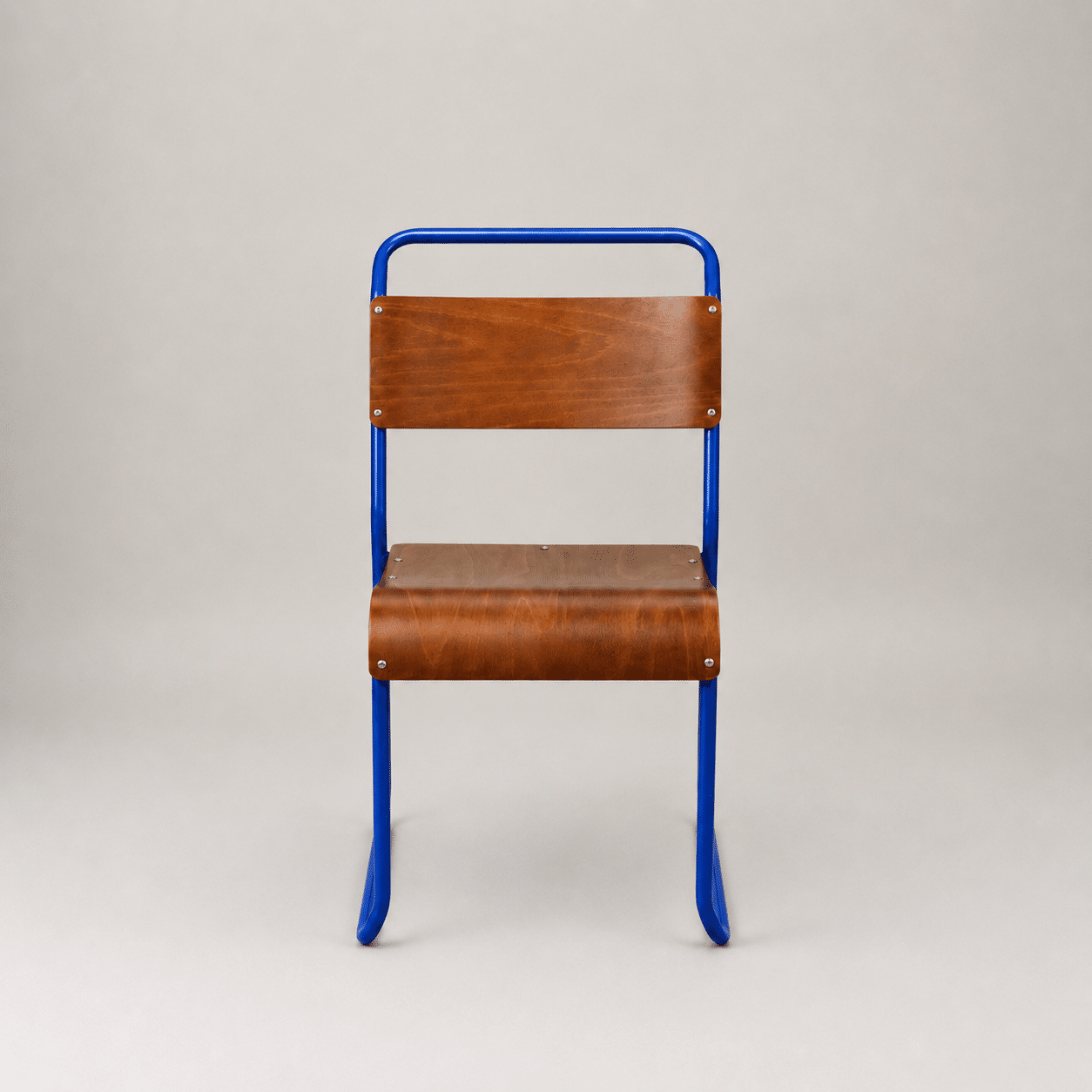 Retro canteen chair – Royal Blue