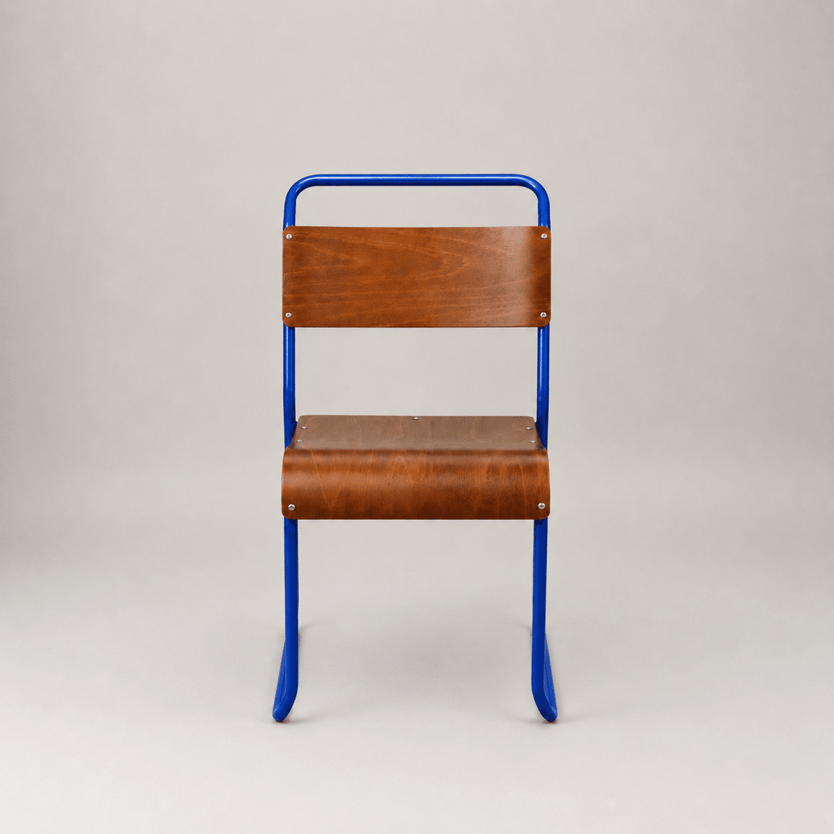 Retro canteen chair – Royal Blue