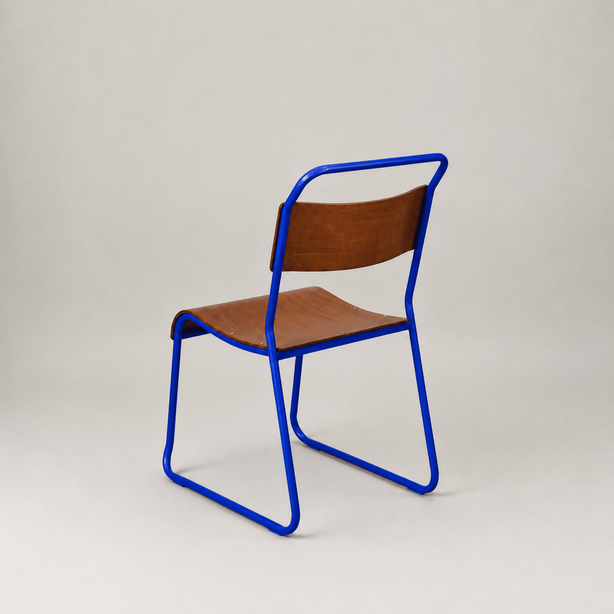 Retro canteen chair – Royal Blue